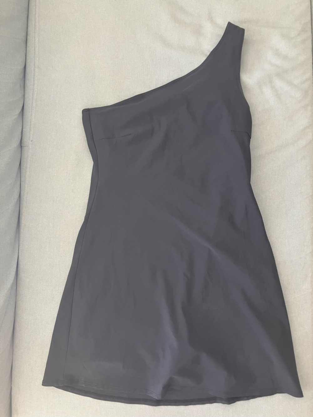Abercrombie & Fitch Asymmetrical Dark Gray Women's Dress with Shorts